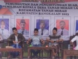 Panitia Pemilihan Kepala Desa (P2KD) Tanah Merah Laok Tetap Lanjutkan Pesta Demokrasi Pilkades Tahap II 2023