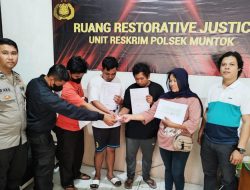 Kasus Pencurian Diselesaikan Secara Restoratif Justice di Polsek Mentok