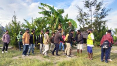 Mahasiswa STMIK Bantu Korban Tanah Longsor