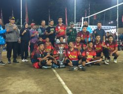 Danramil Dan Kapolsek Kismantoro Pantau Langsung Final Turnamen Voly Siti Jenar Cup