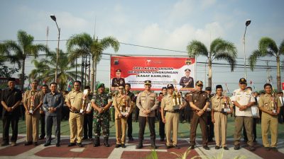 Kapolres Purworejo Pimpin Apel Sekaligus Serahkan  Trophy, Piagam Penghargaan Juara Kasatkamling.