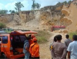 Bukit Setinggi 15 Meter Longsor, Naas 2 Orang Penambang Batu Tewas Tertimpa