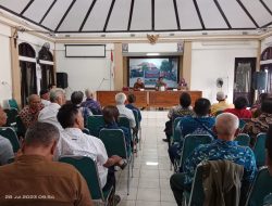 Peran Serta Babinsa Dalam Rapat Seluruh Ketua RT dan RW di Kelurahan Danukusuman Bahas Kamtibmas