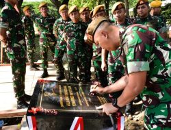 Letkol Arm Edi Yulian Budiargo Resmikan Pembangunan Aula Batalyon Armed 19 Bogani