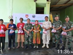 Hari Raya Idul Adha Kodim 0726/Sukoharjo Sembelih 2 Ekor Sapi