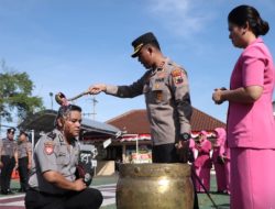 Kapolres Purworejo Pimpin Upacara Kenaikan Pangkat Bintara Periode 1 Juli 2023