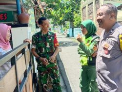 Babinsa Bhabinkamtibmas dan Linmas Serengan Datangi Warga Binaan