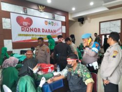 Peduli Sesama, Babinsa Koramil 03/Serengan ikuti Donor Darah Dalam Rangka HUT RI ke 78