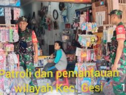 Peran Babinsa Koramil Gesi Dalam Menjaga Ketertiban Wilayah