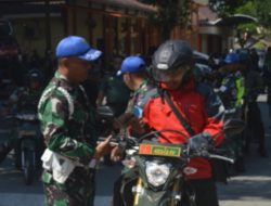 Tekan Angka Pelanggaran, Kodim Boyolali Laksanakan Pemeriksaan Kendaraan