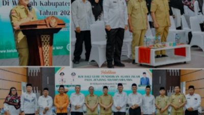 Buka Pelatihan IKM untuk Guru PAI, Bupati Zahir Minta Disdik Anggarkan Pelatihan Sertifikasi Guru