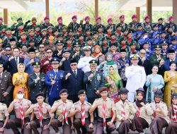 UPACARA PERINGATAN HUT KE 78 TNI, BUPATI” SEMUA HARUS BERPERANSERTA MEMBANGUN PERSATUAN DAN KESATUAN”