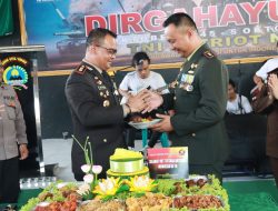 TNI Ultah, Polres Sragen berikan Surprise