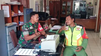 Jaga Kamtibamas, Inilah Himbauan Babinsa Serengan Kepada Linmas