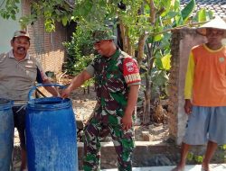 Babinsa Kampanyekan Hemat Air, Kesiapsiagaan Hadapi Ancaman Kekeringan