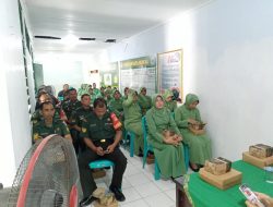 Melalui Jam Komandan, Danramil Karangmalang Ingatkan Prajuritnya Tetap Solid