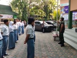 Peduli Generasi Muda, Bati Bakti TNI Koramil 03 Serengan Berikan Pengarahan Kepada Siswa Siswi SMA 7 Surakarta