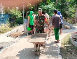 Gotong Royong Membangun Desa Babinsa Kerja Bakti Pelebaran Jalan