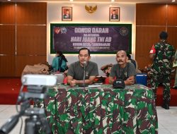 Peringati Hari Juang Kartika TNI AD Ke 78 Kodim 0726/Sukoharjo Gelar Donor Darah