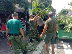 Babinsa Kratonan Jadi Pelopor Kerja Bakti di Warga Binaan