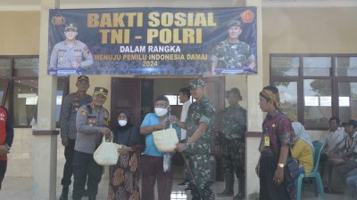 TNI Polri di Boyolali Laksanakan Baksos dan Pembersihan Pasar Simo