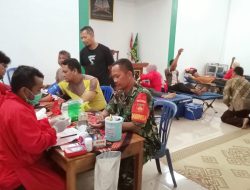 TNI Polri Turut Sukseskan Kegiatan Donor Darah