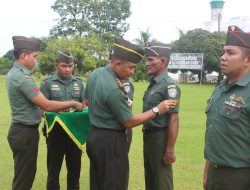 Dandim 0116/Nagan Raya Pimpin Upacara Korps Raport Kenaikan Pangkat