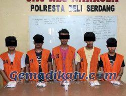 Polda Sumut Ringkus 5 Penyelundup Sabu di Bandara Kualanamu Sembunyikan 1,3 Kg Sabu Kedalam Anus