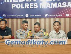 Polres Mamasa Gelar Press Release Terkait pembunuhan Oleh ODGJ