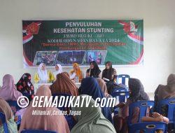 Dinkes Nagan Raya dan Satgas TMMD Reg ke 120 laksanakan penyuluhan Posyandu, Posbindu PTM dan Stunting