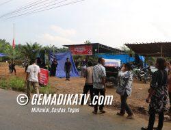 Polres Labuhan Batu Peduli Turunkan Tim Kesehatan Ke Posko Masyarakat Penentang Beroperasinya PKS