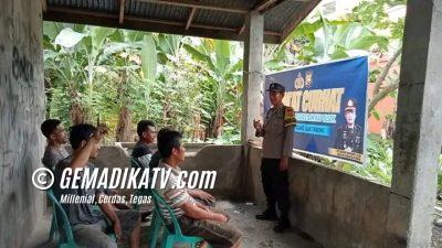 Padang Ulak Tanding – Polsek PU. Tanding Polres Rejang Lebong Polda Bengkulu Melaksanakan Jum’at Curhat Bareng Babinkamtibmas Polsek Padang Ulak Tanding