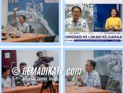 BUPATI AGUS ISTIQLAL IKUTI LIVE DI TV NUSANTARA SPORT TERKAIT WSL KRUI PRO 2024