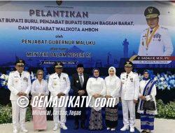 Tiga Pejabat Resmi Dilantik Penjabat Gubernur Maluku