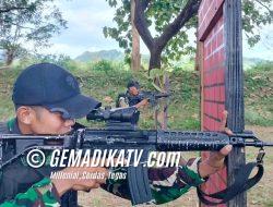 Prajurit Yonif 433 Kostrad Asah Kemampuan Tempur Dalam Latihan Menembak