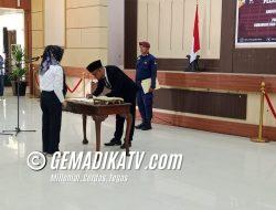 Yan Hawa Kelian Membacakan Pakta Integritas Dan Di Ikuti Oleh 246 Anggota PPS