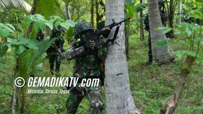 Asah Naluri Tempur Prajurit Batalyon Infanteri 7 Marinir, Laksanakan Latihan Operasi Darat
