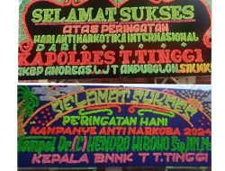 Peringati Hari Anti Narkotika Internasional 2024, Kota Tebing Tinggi Narkoba Malah Merajalela