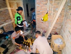 Giat Razia pekat Samapta Polresta Magelang Amankan Puluhan Botol Miras diwilayah Muntilan dan sekitarnya