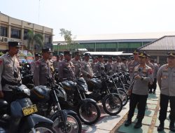 Kapolres Purworejo Melakukan Pengecekan Kendaraan Dinas ( Randis ) Bermotor