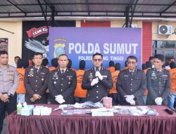 Polres Tebing Tinggi Laksanakan Press Release Pengungkapan Kasus Pidana Narkotika