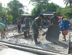 Target TMMD Desa Gunung Hampir Rampung