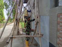 Rehab Masjid Abdul Karim Muhammad Al Jabry di Desa Wirun Tinggal Sisakan Pekerjaan Finishing