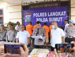 Polres Langkat Tangkap 66 Tersangka dari 57 Kasus Narkoba Selama Mei 2024