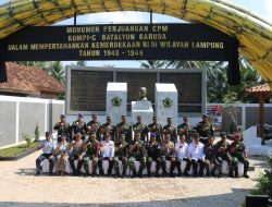 Danrem 043/Gatam Bersama Pangdam II/Swj, Dampingi KASAD Resmikan Monumen Perjuangan CPM Kompi C Batalyon Garuda