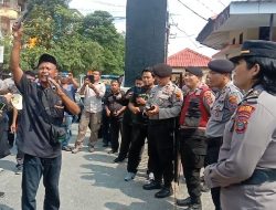 Elemen Masyarakat Basmi Narkoba Gelar Aksi Damai Di Mako Polres Tebing Tinggi