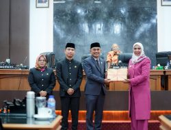 Pj Bupati Nagan Raya Provinsi Aceh Hadiri Rapat Penyampaian Pertanggungjawaban Pelaksanaan APBK Nagan Raya Tahun 2023
