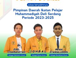 Selamat !! Iqhbal Pimpin PD IPM Deli Serdang Periode 2023-2025