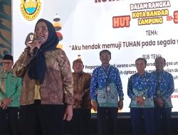 Walikota Bandar Lampung Eva Dwiana, Sampaikan Pentingnya Kerukunan Umat Beragama Dalam Acara Pesparawi