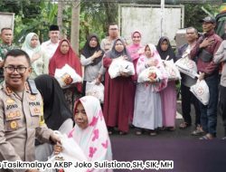 Ratusan Paket Sembako Dibagikan Kapolres Tasikmalaya Kota, Dalam Rangka Hari Bhayangkara ke 78